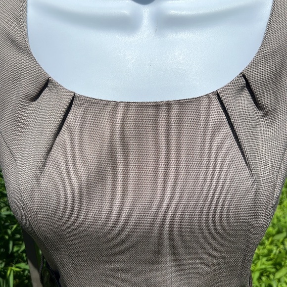 NWOT BCX 2 Piece Brown Dress & Jacket Suit with Belts Size 5 / M - Picture 5 of 16